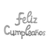 Globos Metalizados Letrero Metalizado Cursivo Feliz Cumpleaños