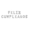 Globos Metalizados Letrero Feliz Cumpleaños