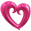 Globos Metalizados Corazón Hueco Metalizado 40" 100 cm