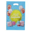 Bolsa Piñata Metalizada Feliz Cumpleaños x 10