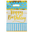 Bolsa Piñata Metalizada Happy Birthday x 10