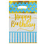 Bolsa Piñata Metalizada Happy Birthday x 10