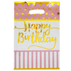 Bolsa Piñata Metalizada Happy Birthday x 10
