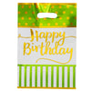 Bolsa Piñata Metalizada Happy Birthday x 10