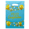 Bolsa Piñata Metalizada Feliz Cumpleaños x 10