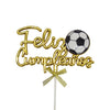 Adorno Torta - Topper Pastel Balón Feliz Cumpleaños Futból