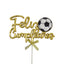 Adorno Torta - Topper Pastel Balón Feliz Cumpleaños Futból
