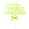 Adorno Torta-Toper Para Pastel Feliz Cumpleaños