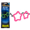 Gafas Neón Luminosas Estrellas- Led Glow Eyeglasses x Unidad