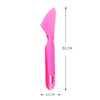 Cuchillo Para Pastel - Fucsia, Verde y Naranja