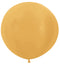 Globos Látex biodegradables Satinado Dorado P9