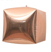 Globos Metalizados Cubo 4D 22" Varios Colores