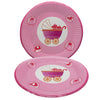 Plato Cartón Redondo Baby Shower 7" x12