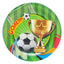 Kit (Cubiertos-Platos-Servilletas-Vasos) Fútbol Verde