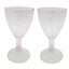 Copa Vino x 6 Con Purpunina ( Escarcha)