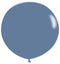 Globos Látex Biodegradables Corrientes Azul Neblina Claro /067