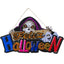 Adorno Cartel Colgante de Hallowen en 3D