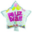Globos Metalizados Foil (Mayler) 10" Estrella Feliz Día x1