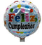 Globos Metalizados Feliz Cumpleaños 10" Círculo