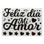 Stickers Para Globos Feliz Día Amor