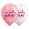 Globos Látex Biodegradables Es un Niño -Es una Niña x12