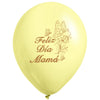 Globos Látex Biodegradables Pastel Feliz Día Mamá surtidos