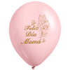 Globos Látex Biodegradables Pastel Feliz Día Mamá surtidos