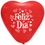 Globos Látex Biodegradables Feliz Día R12x12 Surtido