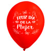 Globos Látex Biodegradables Corrientes Feliz Día de la Mujer