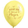 Globos Látex Biodegradables Corrientes Feliz Día de la Mujer