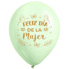 Globos Látex Biodegradables Corrientes Feliz Día de la Mujer