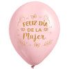 Globos Látex Biodegradables Corrientes Feliz Día de la Mujer