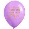 Globos Látex Biodegradables Corrientes Feliz Día de la Mujer