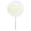 Adorno Torta - Topper Pastel Feliz Cumpleaños