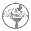 Adorno Topper de pared Acrilico Mi Confirmación 41x40