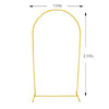 Soporte de Arco Metálico Telon de Fondo Ajustable Dorado