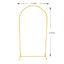 Soporte de Arco Metálico Telon de Fondo Ajustable Dorado