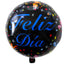 Globos Metalizados Feliz Día 18" Circulos