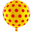 Globos Metalizados 18"Redondo Puntos