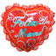 Globos Metalizados 24"Corazón Feliz Día Mamá