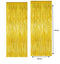 Cortina Metalizada Telon de Fondo Flecos 1 x 2 mts