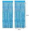Cortina Metalizada Telon de Fondo Flecos 1 x 2 mts