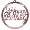 Adorno Topper de Pared Acrilico Happy Birthday 31x30