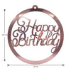 Adorno Topper de Pared Acrilico Happy Birthday 31x30