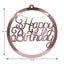 Adorno Topper de Pared Acrilico Happy Birthday 31x30