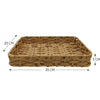 Bandeja Canasta Mimbre Picnic-Frutas-anchetas- Almacenamiento