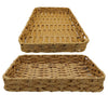 Bandeja Canasta Mimbre Picnic-Frutas-anchetas- Almacenamiento