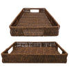 Bandeja Canasta Mimbre Picnic-Frutas-anchetas- Almacenamiento
