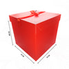 Caja Regalo Sorpresa Unicolor Roja