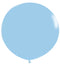 Globos Latex Biodegradables Pastel Azul Claro /260
